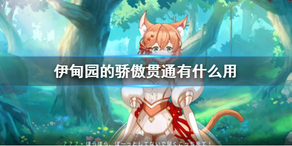 伊甸园的骄傲贯通有什么用_贯通作用分享