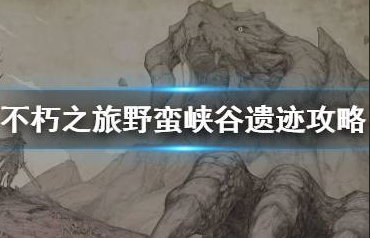 不朽之旅野蛮峡谷怎么打_野蛮峡谷遗迹分享