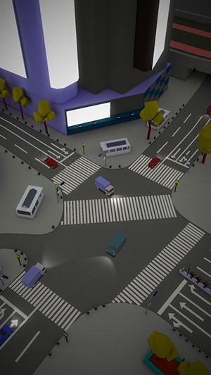 路口撞车